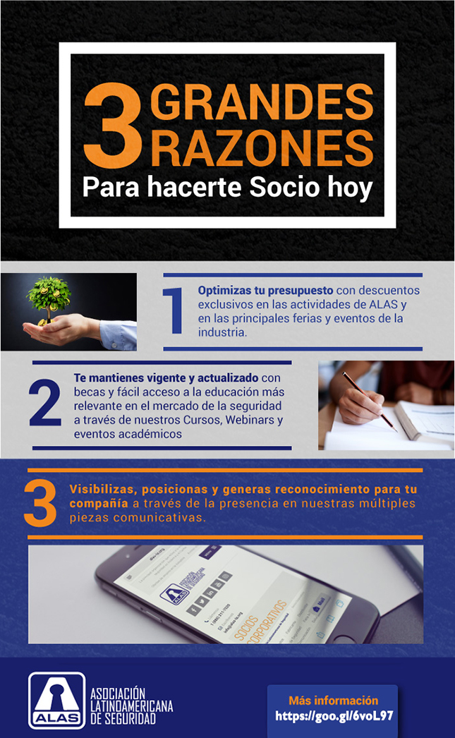 3 grandes razones para ser Socio ALAS
